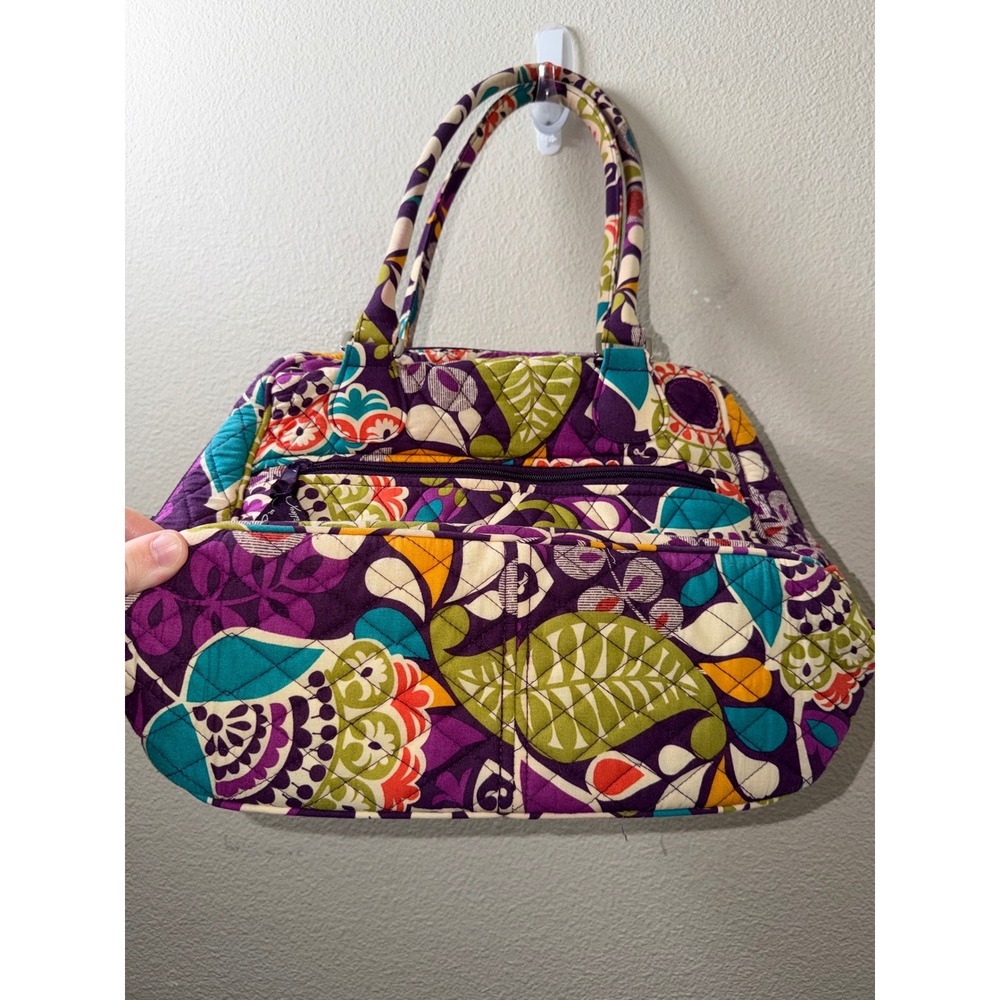 Vera Bradley Purple Purse - Picture 5 of 7